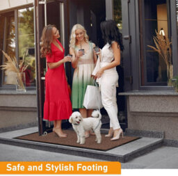 Barrier Mat 60 X 180 Cm Brown Anti-Slip Waterproof Door Mat - thumbnail 6