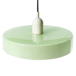 Wyld and Coco Mintglow Pendant Lamp Mint-Green Glass Shade With Inner Globe, W35 X H148Cm, Glass And Iron - thumbnail 6