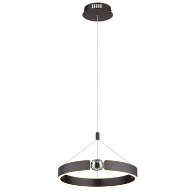 Luminosa Lighting Luminosa Hendricks Pendant Ceiling Light Bronze Colored Brushed Led 3000K - image 1