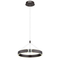 Luminosa Lighting Luminosa Hendricks Pendant Ceiling Light Bronze Colored Brushed Led 3000K