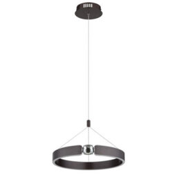 Luminosa Lighting Luminosa Hendricks Pendant Ceiling Light Bronze Colored Brushed Led 3000K - thumbnail 2