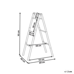 Beliani Towel Stand Mojanda Bamboo Natural - thumbnail 3