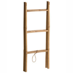 Beliani Towel Stand Mojanda Bamboo Natural - thumbnail 5