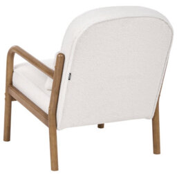 Beliani Armchair Selde Boucle Off-White - thumbnail 7