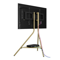 "Avf Tiga Freestanding Metal Tv Tripod, For Tvs 32-65"" -  Gold" - thumbnail 4
