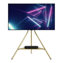 "Avf Tiga Freestanding Metal Tv Tripod, For Tvs 32-65"" -  Gold" - thumbnail 6
