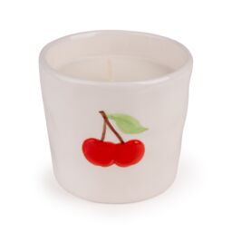Candlelight White & Red Cherry Small Jar Candle - thumbnail 2