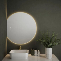 Bubly Bathrooms Marseille 800X746mm Tunable Led Frameless Bathroom Mirror With Demister & Dimmable Touch Control - thumbnail 2