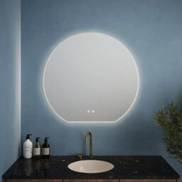 Bubly Bathrooms Marseille 800X746mm Tunable Led Frameless Bathroom Mirror With Demister & Dimmable Touch Control - thumbnail 3