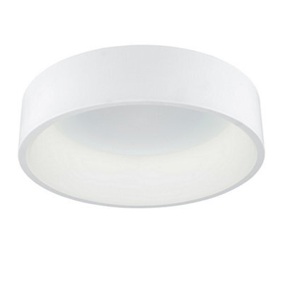Luminosa Lighting Luminosa Modern Led Flush Ceiling Light White, Warm White 3000K 1760Lm