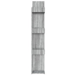 Vidaxl Book Cabinet Grey Sonoma 86X25.5X140 Cm Engineered Wood Book Cabinets - thumbnail 6