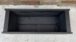 Ruddings Wood Wooden Black Garden Planter Box (W) 60Cm (H) 22Cm - thumbnail 5