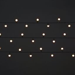 240 Warm White Berry Led String Lights With Timer Function Green Cable - thumbnail 3