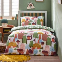 Little Furn. Funguys Mushroom Abstract Duvet Cover Set - thumbnail 4