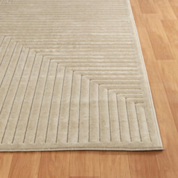 Livabliss Le Mans-Modern Beige 3D High & Low Pile Textured In- & Outdoor Rug 80 X 150 Cm Easy Care, Non Shedding - thumbnail 5