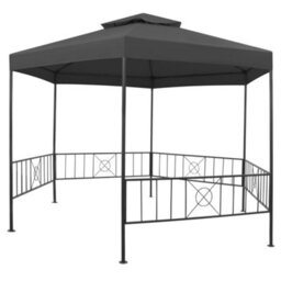 Walplus Garden Gazebo 323X275X265 Cm Anthracite - thumbnail 2