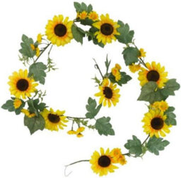 Smart Garden Marco Paul 6Ft Artificial Flower Garland - Sunflower - thumbnail 3