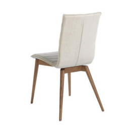 Stylish Grey Fabric Dining Chair By Angel Cerda - thumbnail 6