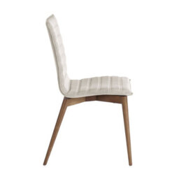 Stylish Grey Fabric Dining Chair By Angel Cerda - thumbnail 5