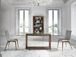 Stylish Grey Fabric Dining Chair By Angel Cerda - thumbnail 3