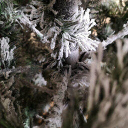 Samuel Alexander 6Ft (1.8M) Premier Flocked Woodcote Spruce Pvc Hinged Christmas Tree - thumbnail 9