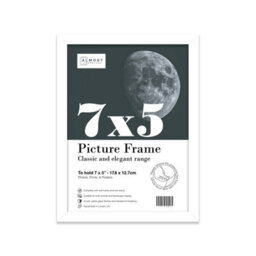 7X5 White Picture Frame (12.7 X 17.8Cm) Poster, Photo, Artwork, Gallery Wall Or Print - thumbnail 1