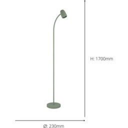 Loops 2 Pack Stylish Modern Green Floor Lamp - Elegant Indoor Lighting For Home Decor - thumbnail 4