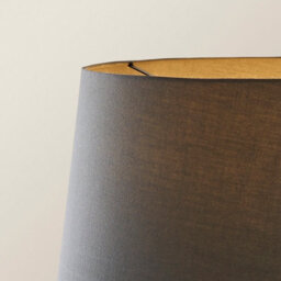 Valuelights Memphis Traditional Style Satin Nickel Barley Twist Floor Lamp With Grey Light Shade - thumbnail 4