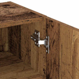 Berkfield Tv Cabinet With Led Lights Old Wood 40,5X30X102 Cm - thumbnail 9