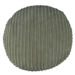 istyle mode Mink Jumbo Cord Footstool Oval Pouffe, Corduroy Ottoman Bean Bags 40Cm X 35Cm - thumbnail 2