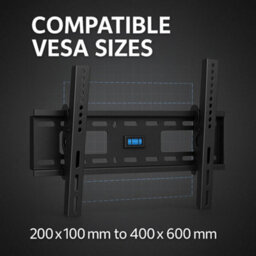 DIEMER Tv Wall Bracket 42-85 Inch - Full Motion Dual Arm Tilt & Swivel Mount Up To 60Kg, Max Vesa 600X400, Free Hdmi Cable - thumbnail 4