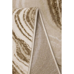 Melrose Watercolour Champagne Wave Effect Patterned Indoor Large Area Rug 140/20Cm - thumbnail 5