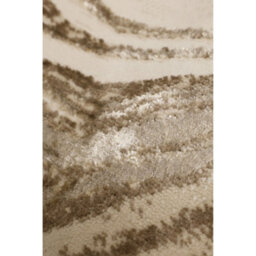 Melrose Watercolour Champagne Wave Effect Patterned Indoor Large Area Rug 140/20Cm - thumbnail 3