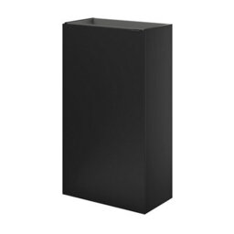 GoodHome Imandra Matt Black Single Freestanding Bathroom Cloakroom Unit (H) 790mm (W) 440mm - thumbnail 1