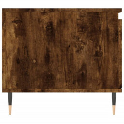 Berkfield Modern Coffee Table Smoked Oak 100X50X45 Cm Engineered Wood - thumbnail 7