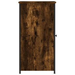 Berkfield Bedside Cabinet Smoked Oak 32X42X80 Cm Engineered Wood - thumbnail 7