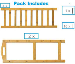 Mantraraj 4 Tier Bamboo Shoe Rack Storage Shelf Footwear Rack Wooden Storage Shelves Plants Shoe Storage Organizer Entryway Shelf - thumbnail 7