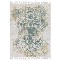 Beliani Rug Boyali Light Beige 160 X 230 Cm Viscose - thumbnail 4