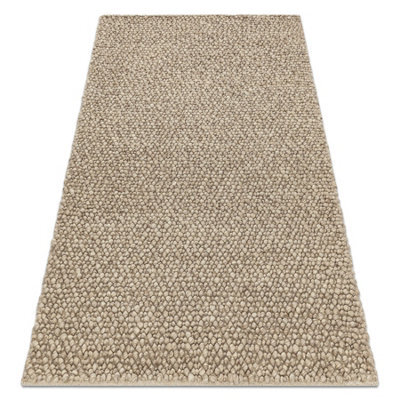 RugsX Wool Carpet Tahar 99005C Beige - Hand-Woven Loop, Uniform 160X240 Cm - image 1