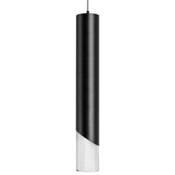 Long Life Lamps Company 3W Matt Black Led Tube Ceiling Pendant Light 3000K K452 - thumbnail 3