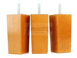L&F 4X Replacement Furniture Legs Solid Wood 110mm High Sofas Chairs Settee Cabinets Legs M8 Tsp2055 - thumbnail 3