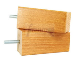 L&F 4X Replacement Furniture Legs Solid Wood 110mm High Sofas Chairs Settee Cabinets Legs M8 Tsp2055 - thumbnail 6