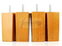 L&F 4X Replacement Furniture Legs Solid Wood 110mm High Sofas Chairs Settee Cabinets Legs M8 Tsp2055 - thumbnail 5