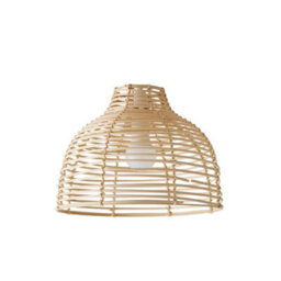 Valuelights Lobster Pot Pair Of Cream Weave Basket Ceiling Lamp Shades - thumbnail 8