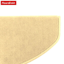 Floordirekt Vienna Self Adhesive Soft High Pile Stair Tread Mat For Indoor Stairs Semicircular Cream 23.5 X 65 Cm - thumbnail 5