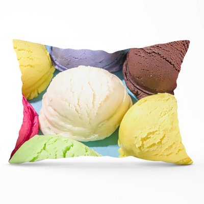 Warren Reed Designer Ice Cream Scoops Cushions 33Cm X 48Cm