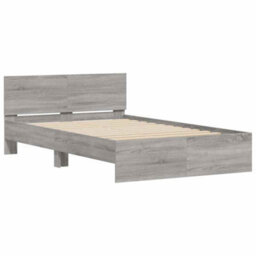 Walplus Engineered Wood Bed Frame With Headboard Rgb Led Lights And Slatted Base For Bedroom - thumbnail 6