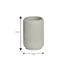 Showerdrape Alexandria Stone 4 Piece Bathroom Accessory Set - thumbnail 9