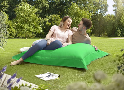 Beautiful Beanbags Adult Big Brother Beanbag For Indoors Or Outdoors Ready Filled Bean Bags - Lime - image 1