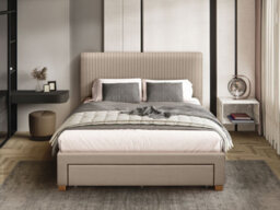 Flintshire Furniture Drury Double 4Ft 6 Linen Bed Frame With Drawers - thumbnail 2
